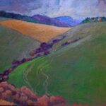 Miroslav-Bucher-–-Portrét-zeme-–-Klin-olejomaľba-na-plátne-umelecke-dielo