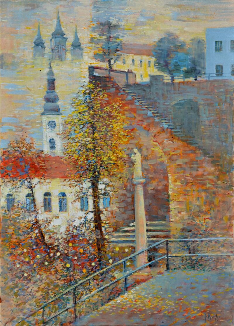 Ján-Bartko-–-Prešovské-jesenné-pastorále-olejomaľba-na-plátne-predajna-galeria