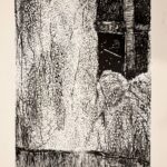 Miriam-Kavuličová-Tomašiaková-Okno-linoryt-papier-graficky-list