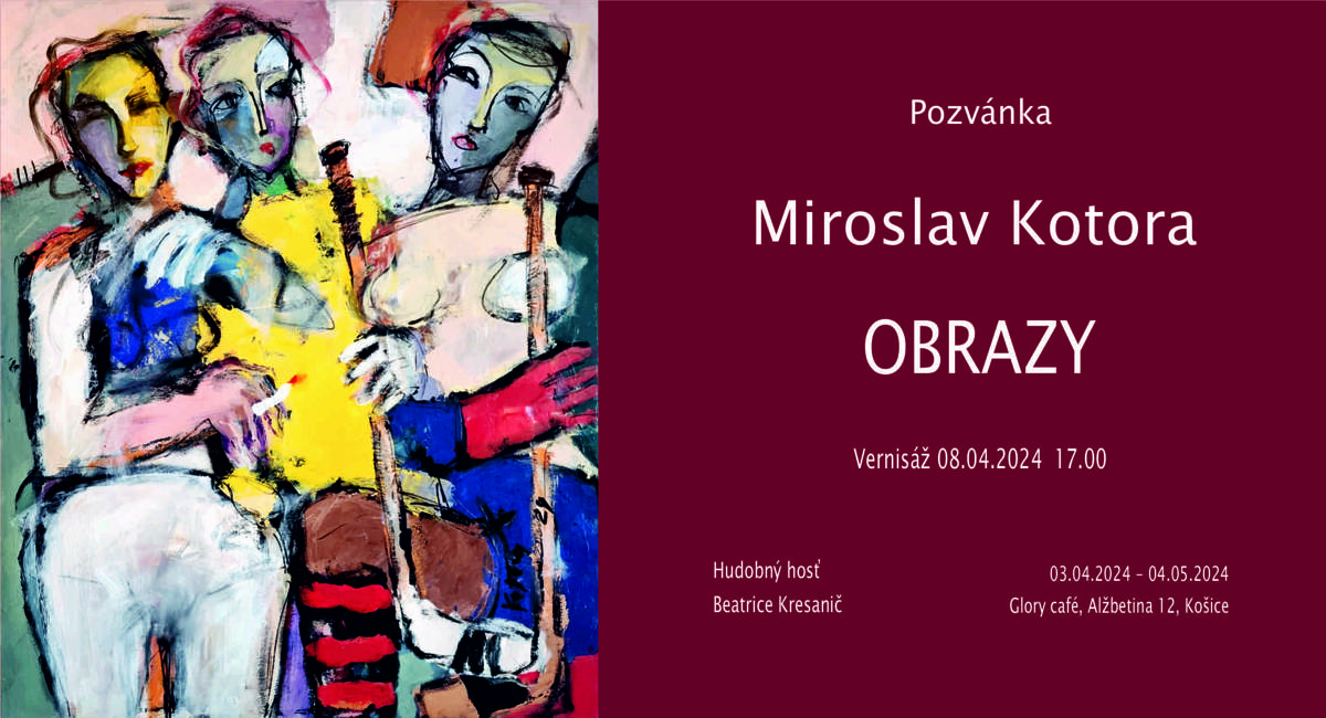 Miroslav Kotora - pozvanka na vystavu