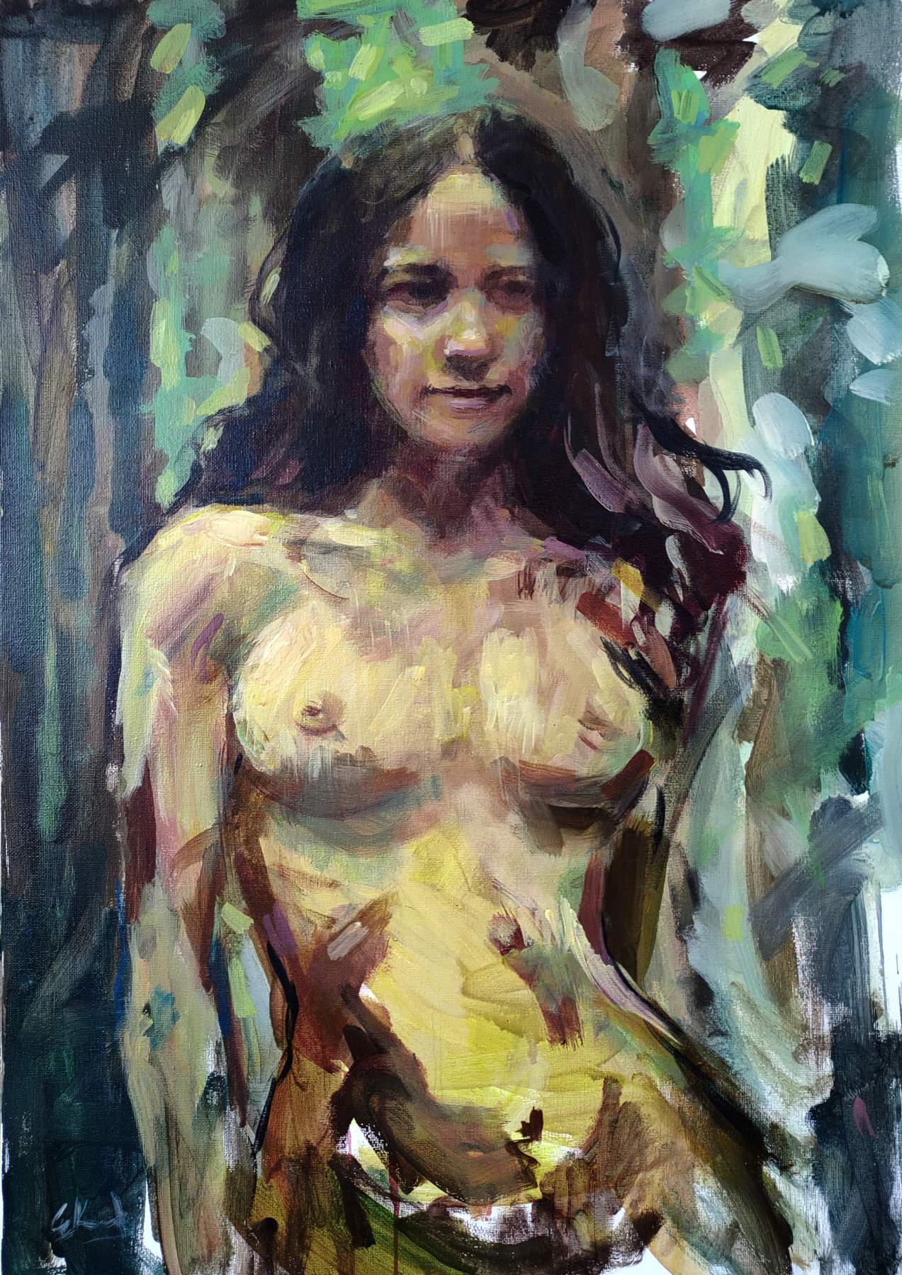 Gabriel-Kurak-123-c.1-akt-zeny-akryl-na-platne-predaj-obrazov