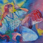 Babu-Pribisova-Som-v-obraze-olejomalba-na-platne-figuralna-malba