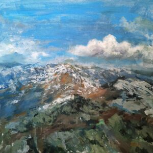 Gabriel-Kurak-Na-chodniku-akryl-na-platne-predaj-obrazov