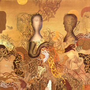 Daniela-Krajcova-Nedela-kombinacia-technik-na-platne-obrazy-na-platne