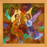 Daniela-Krajcova-Zvestovanie-olej-na-dreve-umelecke-dielo