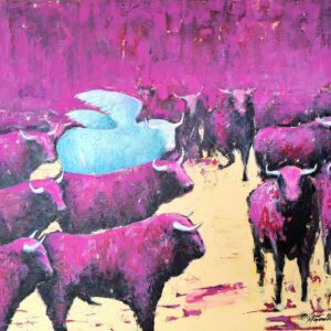 Ladislav-Majorosi-V-stade-akryl-na-platne-sucasna-malba