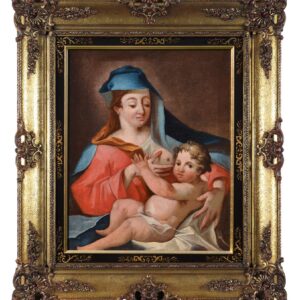 Troger-Paul-Okruh-Madonna-lactans-olejomalba-na-platne-starozitnost