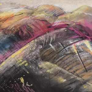 Ladislav-Majorosi-Johannesburske-haldy-pastel-kolaz-na-papieri-dielo