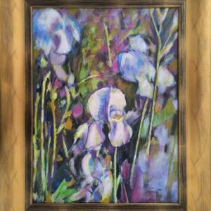 Ladislav-Majorosi-Kosatce-olejomalba-na-sololite-predaj-obrazov