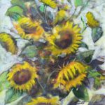 Ladislav-Majorosi-Slnecnice-akryl-na-platne-predaj-obrazov
