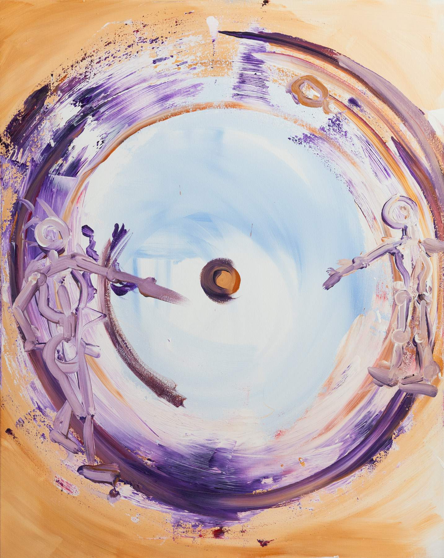 Tomas-Bokor-Welcome-to-the-centre-akryl-na-platne-sucasna-malba