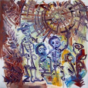 Tomas-Bokor-The-Survival-akryl-na-platne-predaj-umeleckych-diel