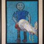 Ladislav-Majorosi-U-babky-akryl-a-pastel-na-doske-predaj-obrazov