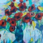 Stano-Barta-Yellow-song-kombinovana-technika-na-platne-predaj-obrazov