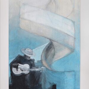 Eva-Kornucikova-Piesen-pre-ciernu-macku-kombinovana-technika-na-platne-dielo