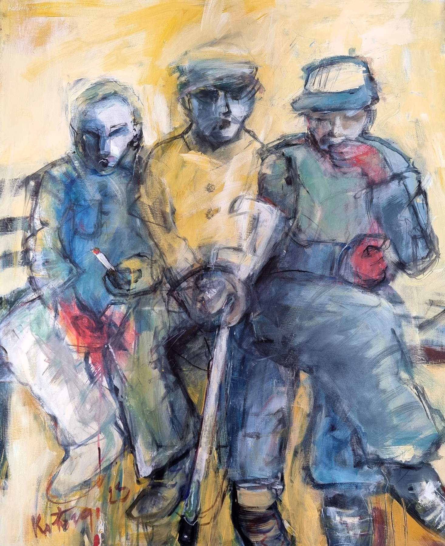 Miroslav-Kotora-Duchodce-akryl-na-platne-predajna-galeria