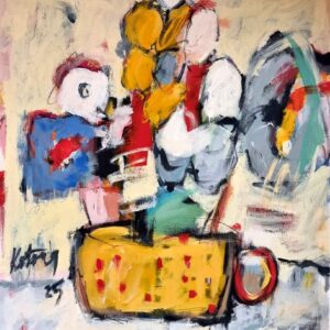 Miroslav-Kotora-Large-flowers-I-akryl-na-platne-zatisie