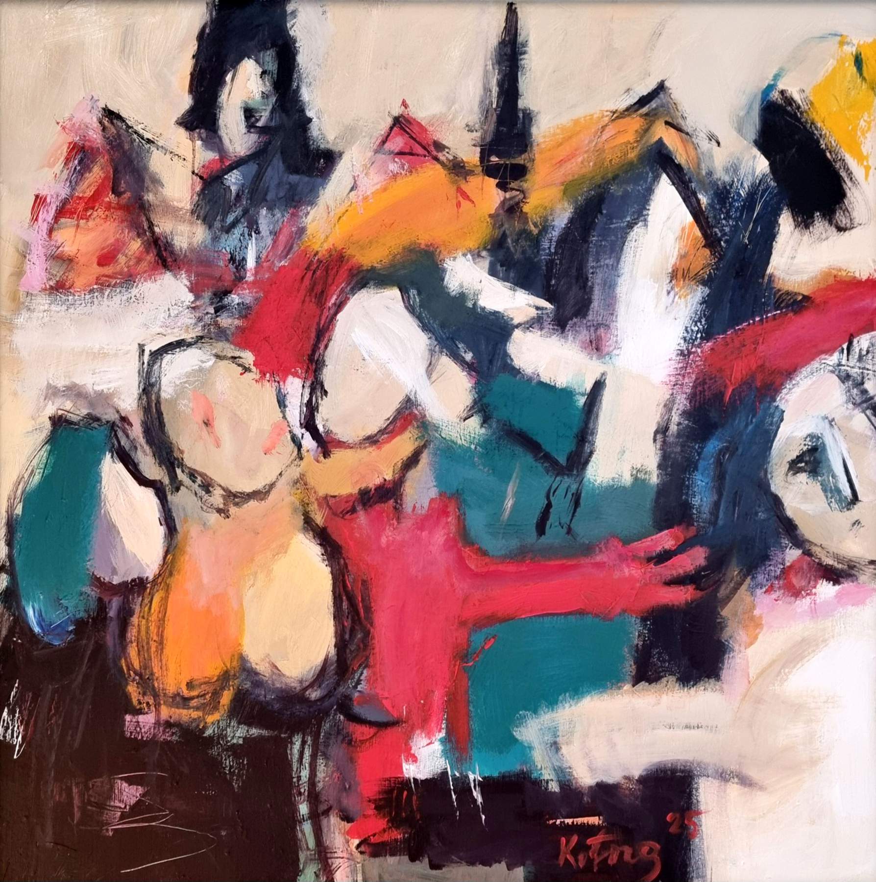 Miroslav-Kotora-Mesto-kde-to-zije-akryl-na-platne-vytvarne-umenie