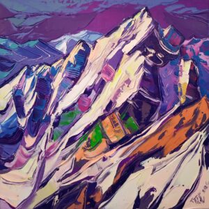 Tomas-Turzak-Nocne-svetlo-akryl-na-platne-a-modelovacia-pasta-tatry